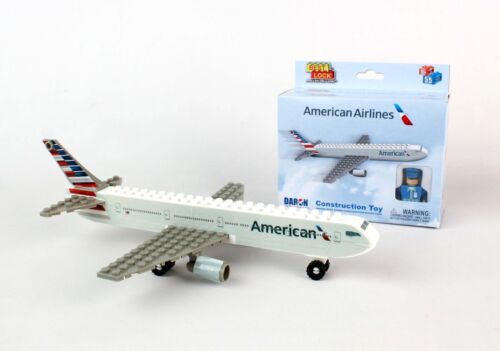 Daron Airbus American Airlines Plane 67 Piece Construction Toy 51111