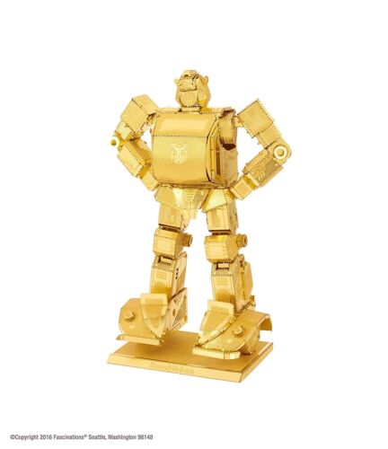 Metal Earth Transformers Gold Edition Bumblebee 3D Metal Model + Tweezer 15034