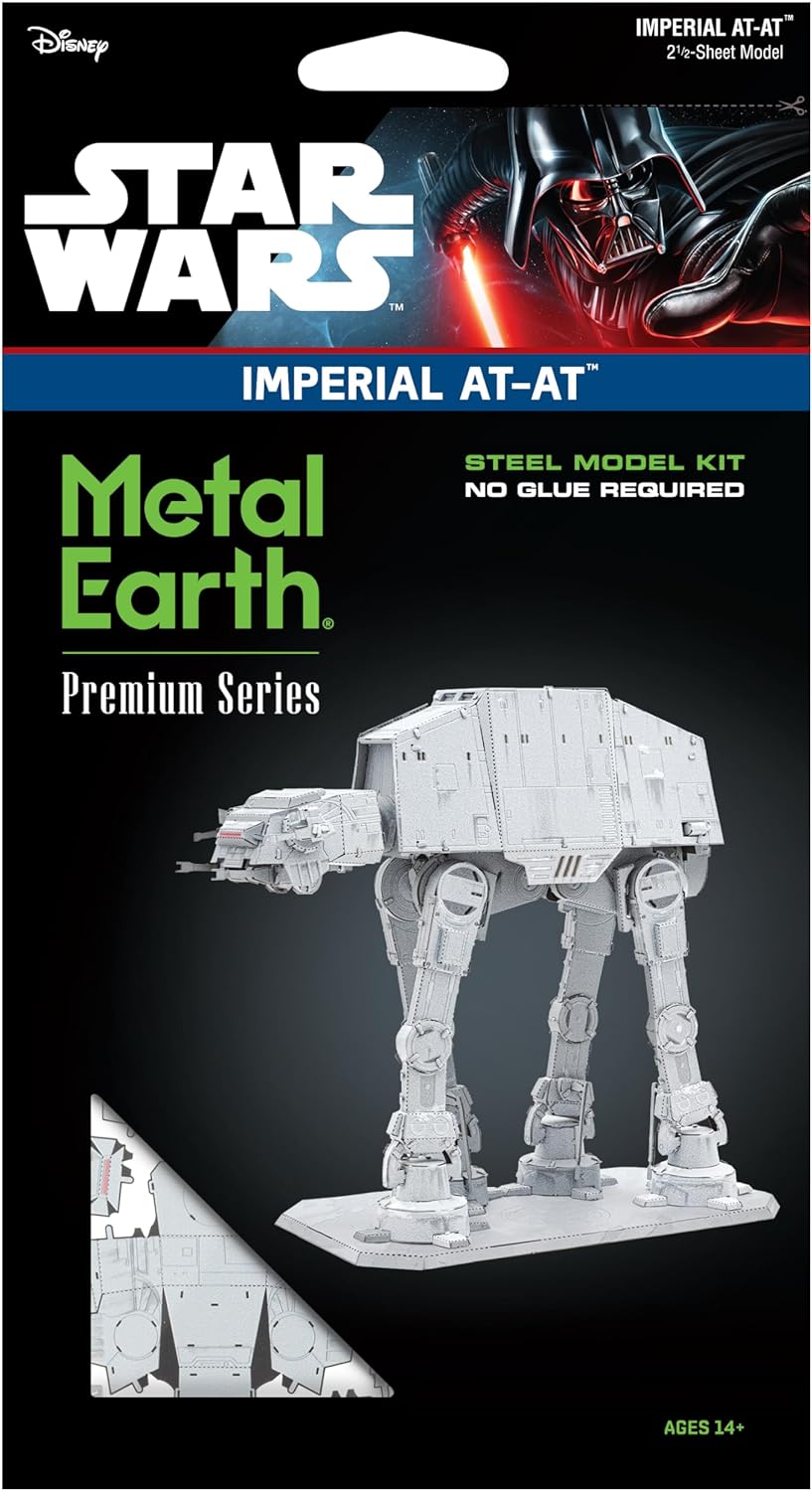 Metal Earth Premium Star Wars Imperial AT-AT 3D Laser Cut Model + Tweezer 01396