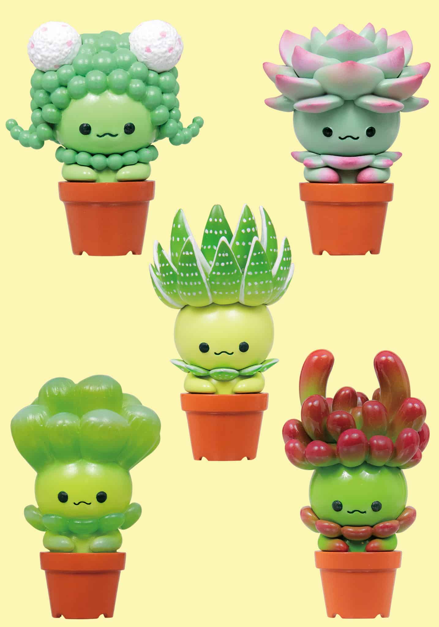 Succulent Friends Blind Box ql-009 (1 Blind Box) 78076