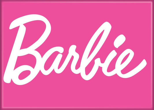 Barbie Logo 2.5" X 3.5" Magnet for Lockers and Refrigerators Ata-Boy 48106