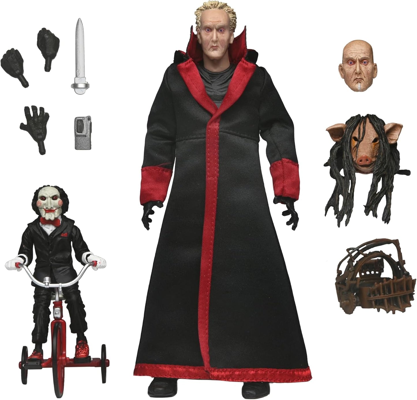 Saw Ultimate Jigsaw Killer (Black Robe) toy figure NECA 06117