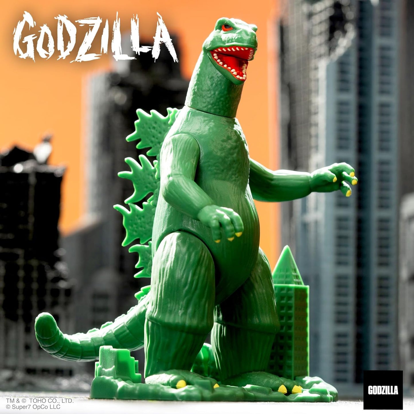 Reaction Godzilla Model Kit on Card toy figure Super7 87848