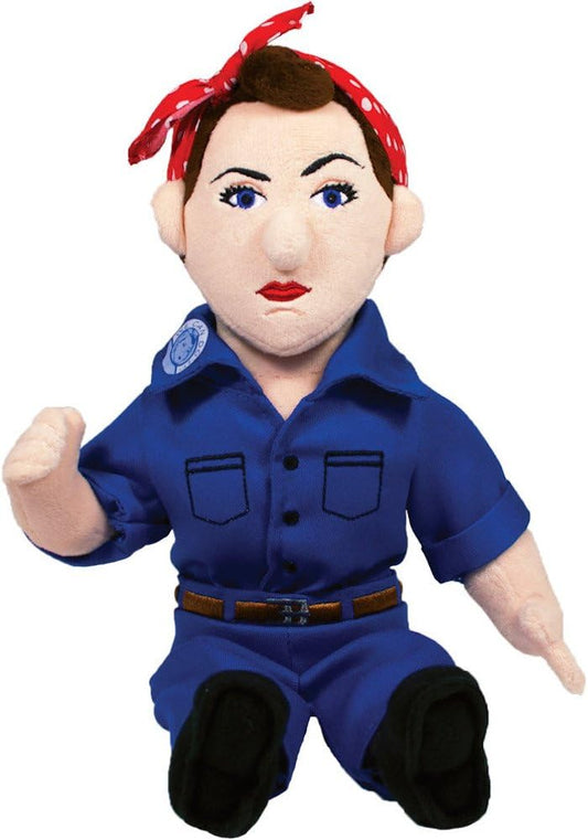 Little Thinkers Rosie The Riveter Plush - Unemployed Philosophers Guild 02512