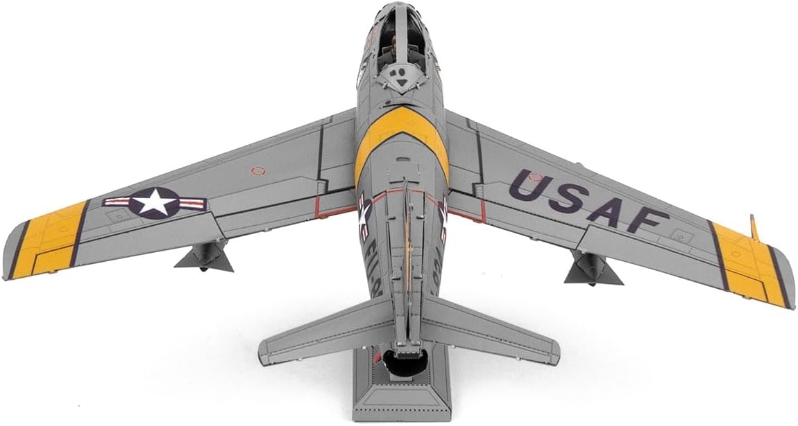 Metal Earth F-86 Sabre Color 3D Laser Cut Model + Tweezers 00153