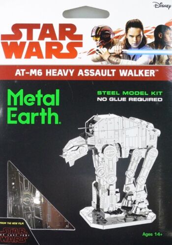 Metal Earth Star Wars AT-M6 Heavy Assault Walker 3D Metal Model + Tweezers 2859