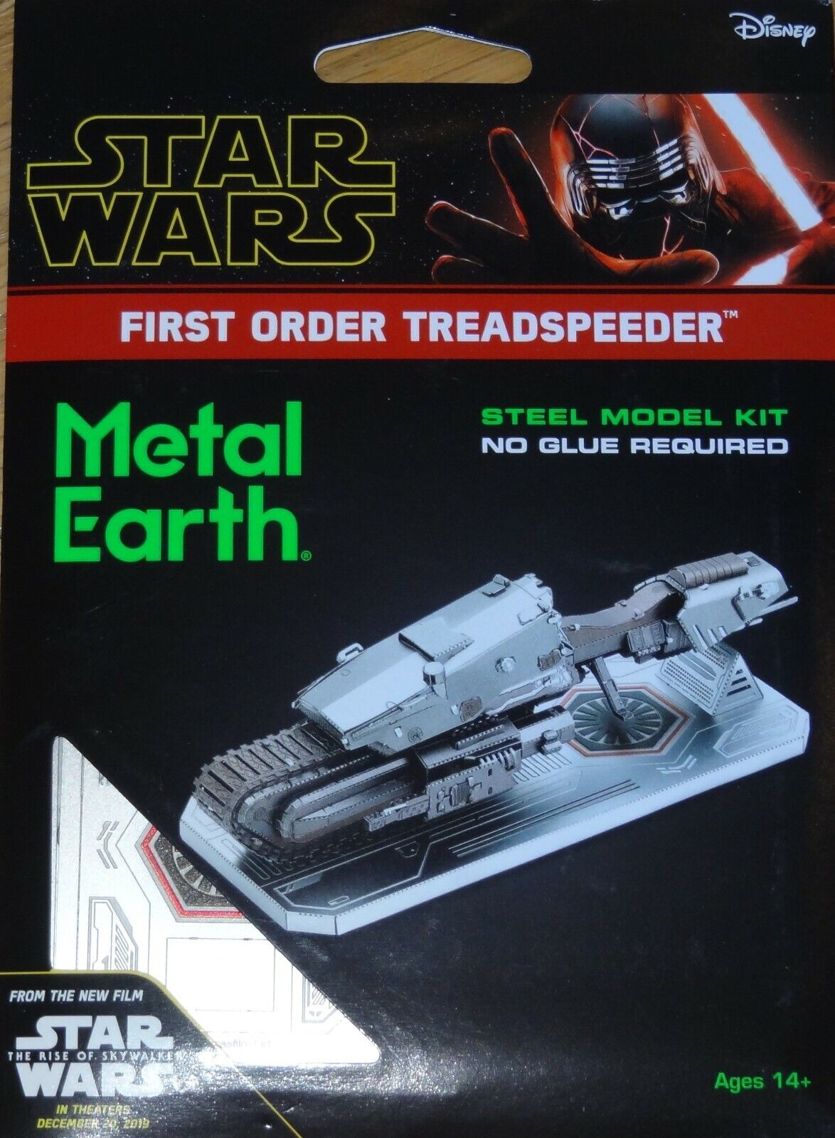 Metal Earth Star Wars First Order Treadspeeder 3-D Model + Tweezers 64186
