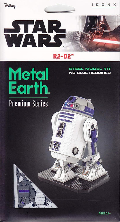 Metal Earth Premium Star Wars R2-D2 3D Model + Tweezers 14181
