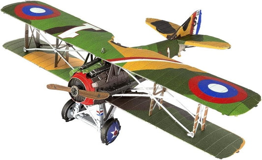 Metal Earth Color Spad S.XIII Biplane 3D Metal Model + Tweezers 00245