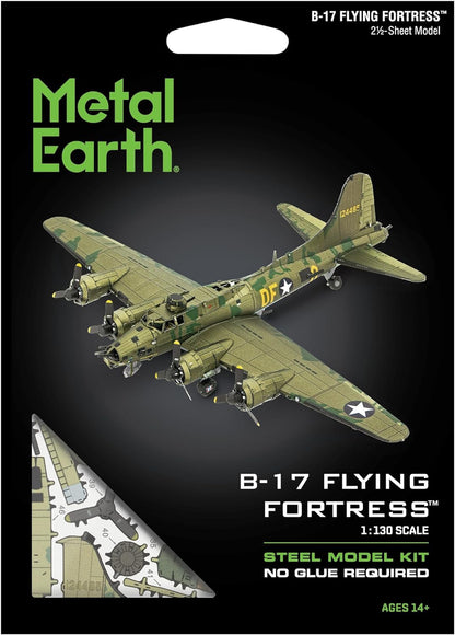Metal Earth Supermarine Spitfire Color 3D Laser Cut Model + Tweezers 00054