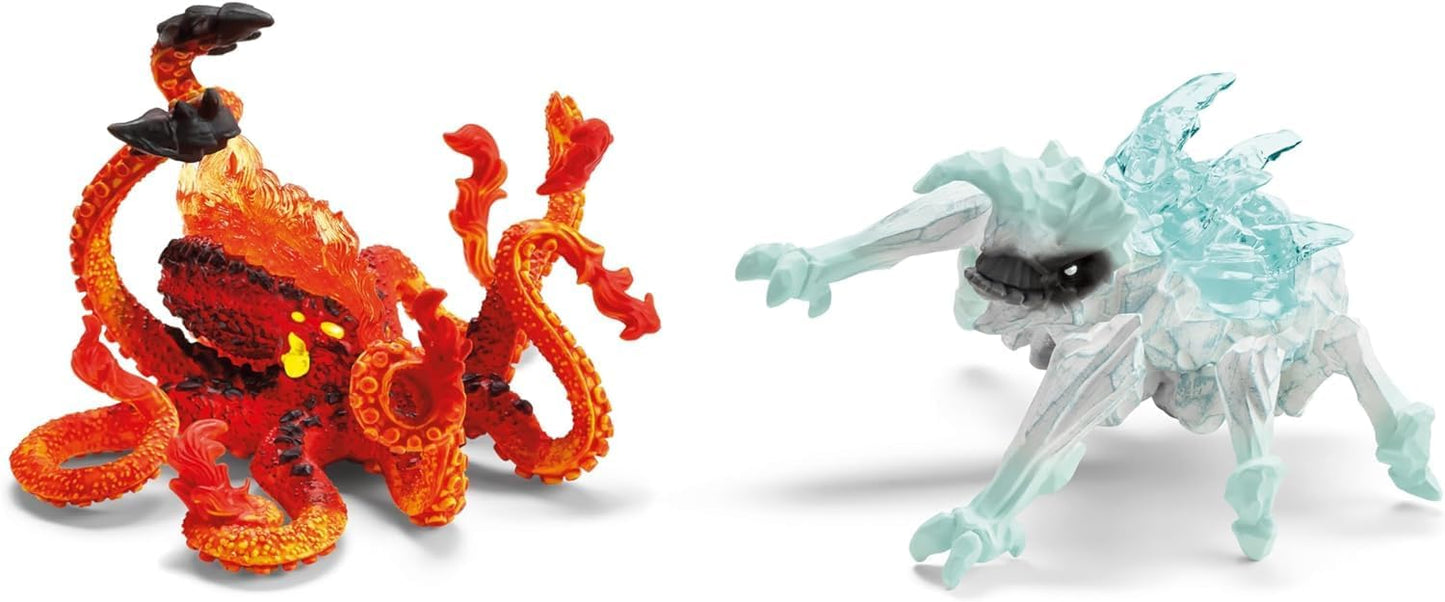 Eldrador 70826 Fire Kraken vs Ice Bug Schleich Toy Figure 07228