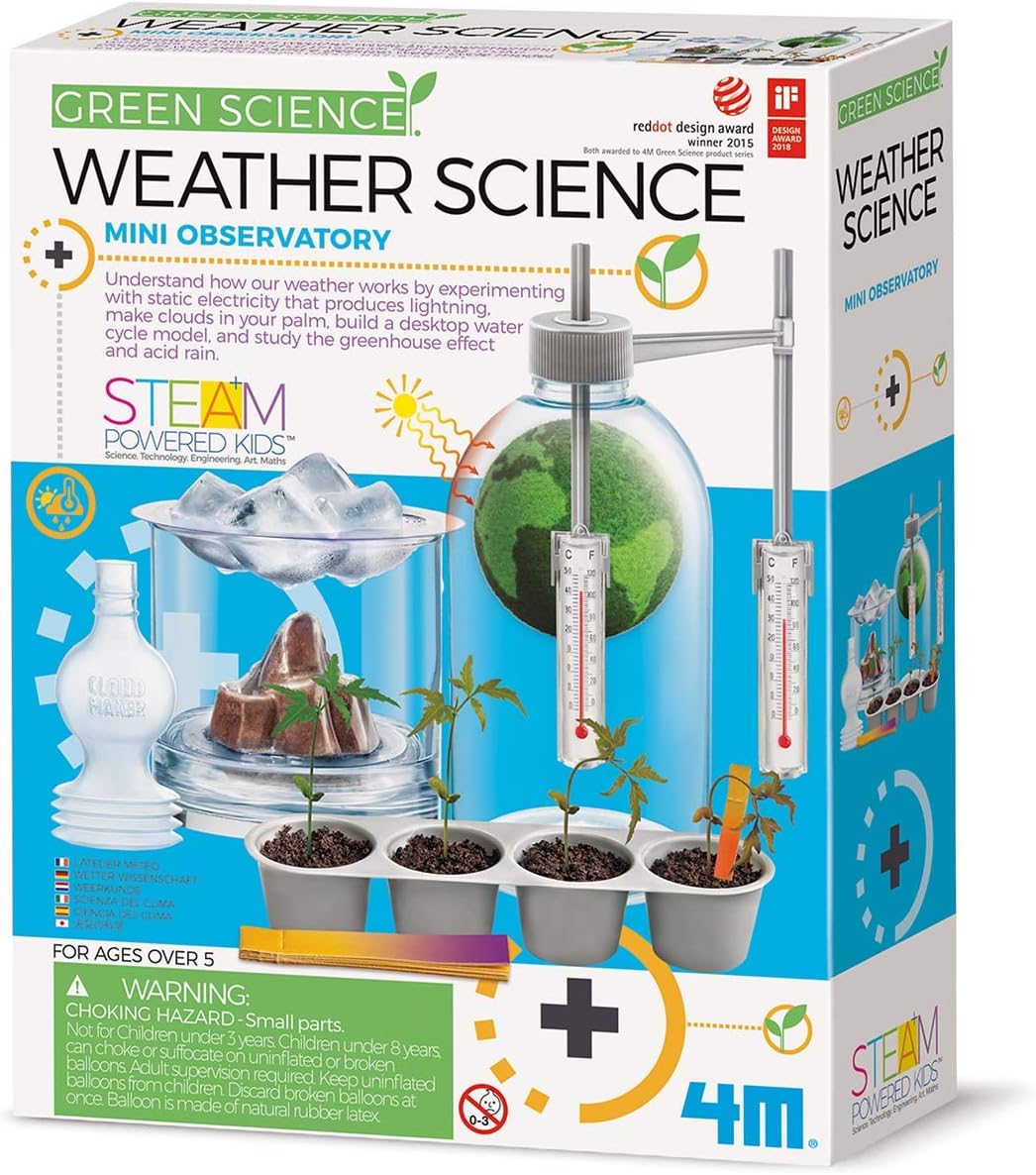 4M Toysmith: Green Science Kit Weather Science Mini Observatory 79233