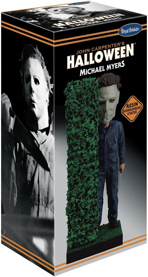 Halloween 1978 Michael Myers w/ Hedge Toy figure Royal Bobbles 10948