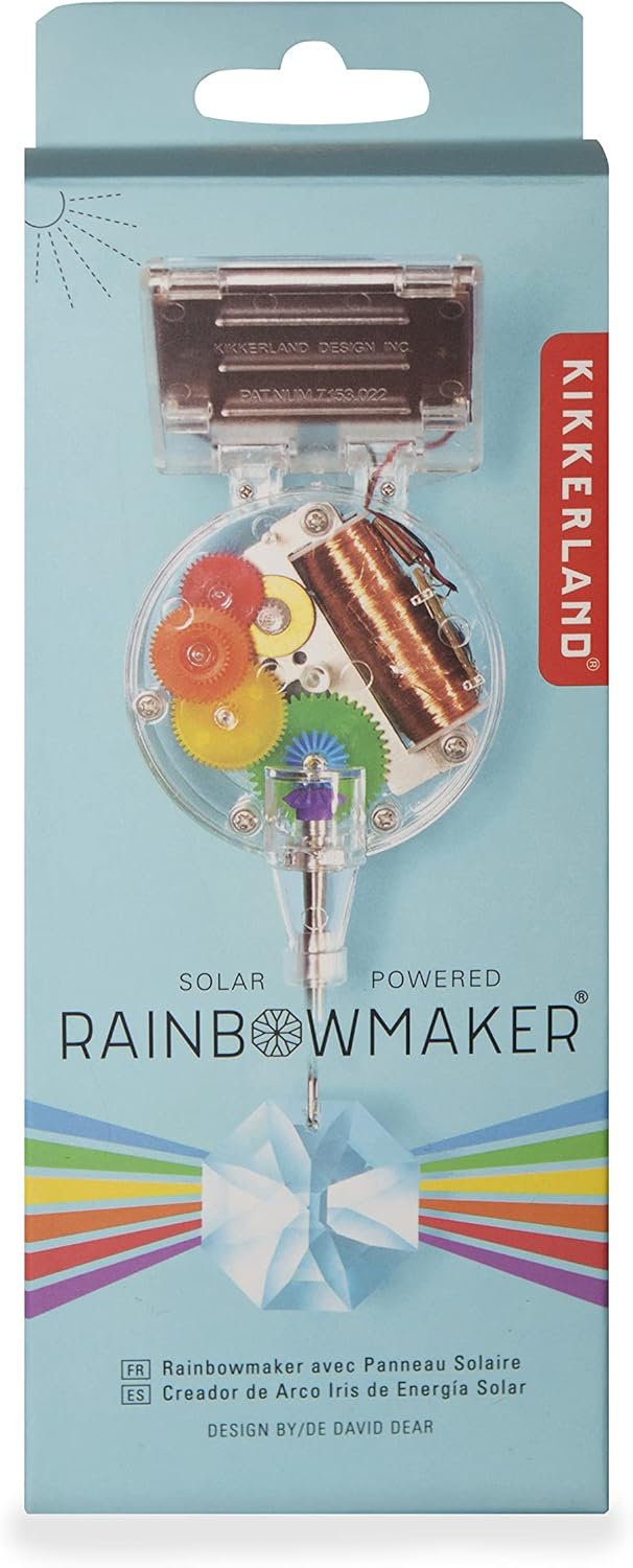 Solar Powered Rainbow Maker Novelty Gift Kikkerland 08455