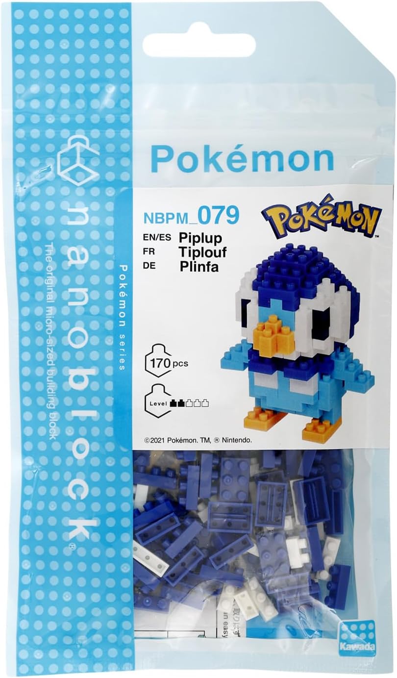 Nanoblock Pokemon Piplup 170pcs Kawada 22683