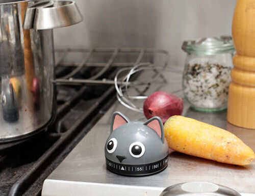 Kitty Cat Kitchen Timer by Kikkerland 073852