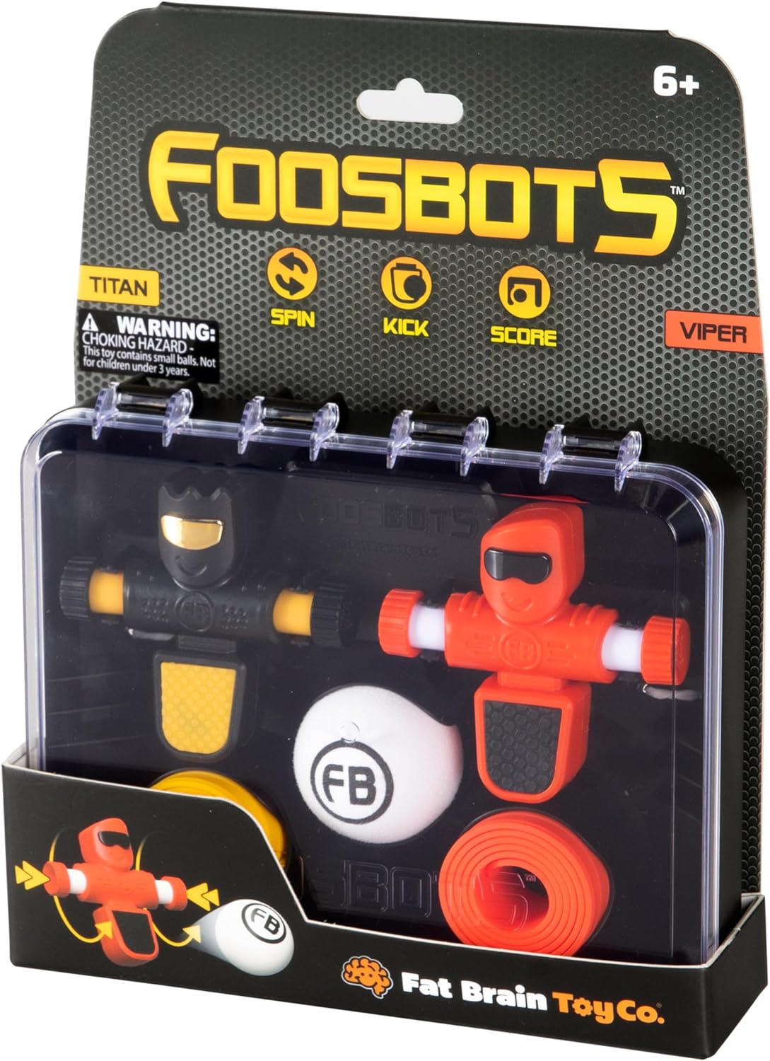 Fat Brain Foosbots 2-Pack - Tabletop Trickshot 74517