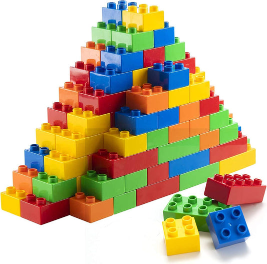 Duplo Compatible Blocks for Toddlers - 100 pieces Legoo Compatible