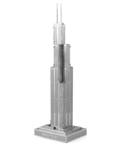 Metal Earth Premium Sears Tower 3D Laser Cut Model Fascinations 013139