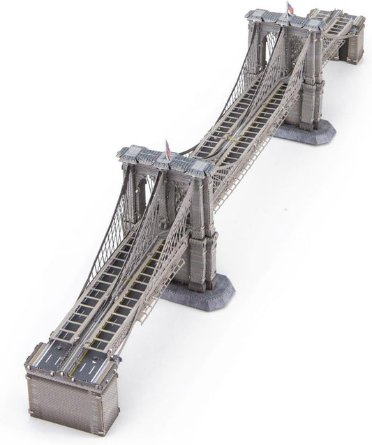 Metal Earth Premium Brooklyn Bridge 3D Laser Cut Model + Tweezer 20186