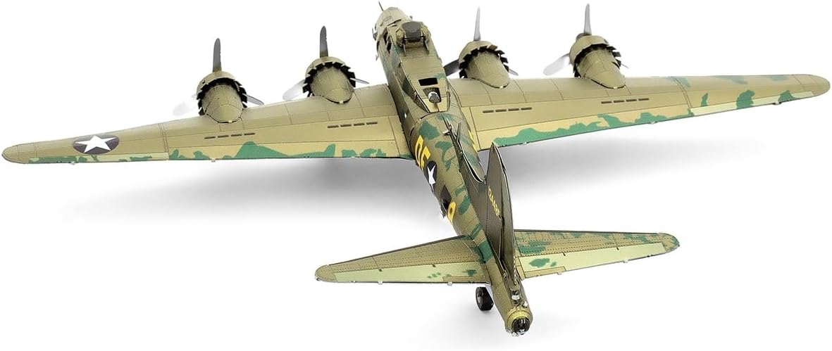 Metal Earth B-17 Flying Fortress Color 3D Laser Cut Model + Tweezers 00092