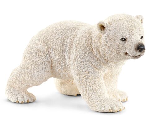 Wild Life 14708 Polar bear cub walking Toy Figure Schleich