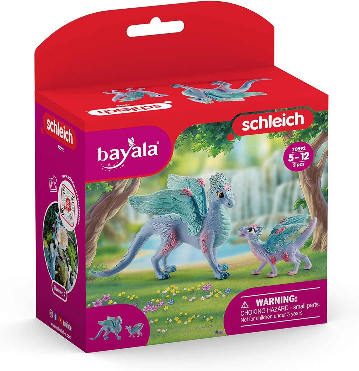 Bayala 70592 Blossom dragon Mother and Child toy figure Schleich 73441