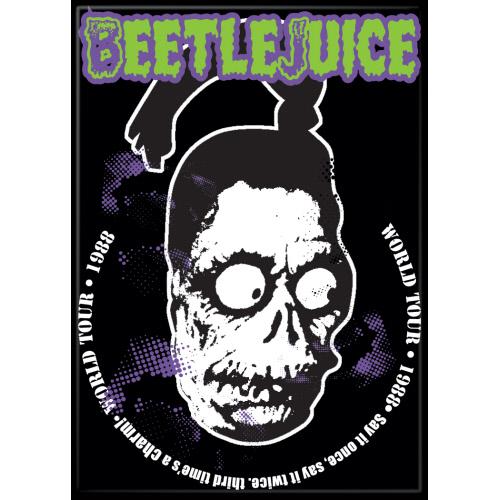 Beetlejuice Shrunken Head Fridge Magnet Ata-Boy 12294