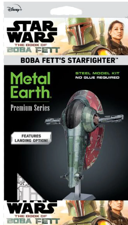 Metal Earth Premium Star Wars Book of Boba Fett's Starfighter 3D Model 01501