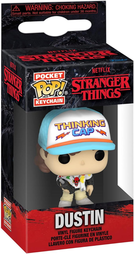 Pop Stranger Things Keychain Dustin toy figure Funko 23834