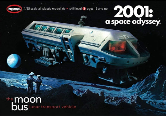 2001 Space Odyssey Moon Bus Lunar Transport 1:55 Model Kit Moebius Models 09361